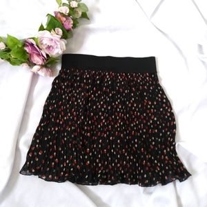 Forever 21 Plaid Polka Dots Mini Skirt